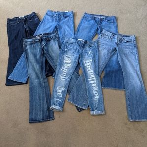 6 pair of Jeans